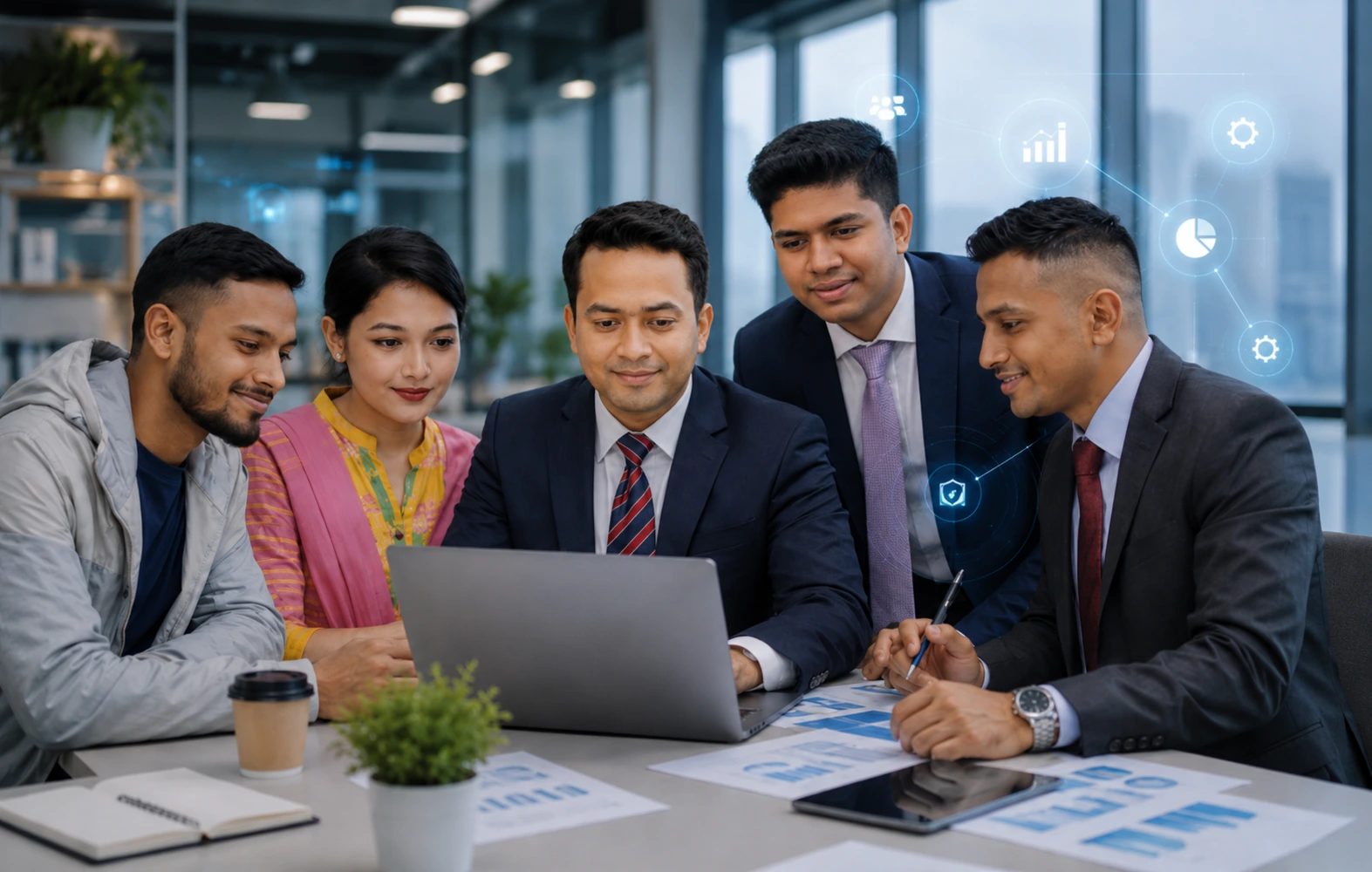 Bizovix ERP consultants reviewing business analytics